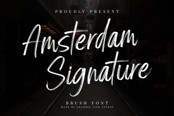 Amsterdam Signature: A Designer’s Go-To Brush Script Font