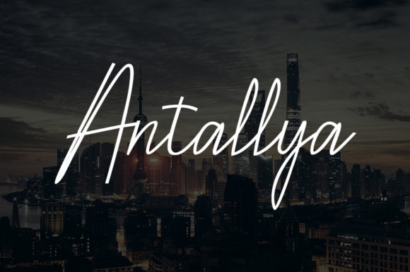 Antallya: A Contemporary Handwritten Font for Modern Branding