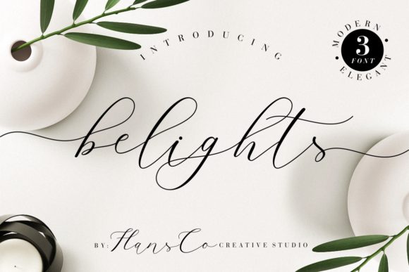 Belights: The Modern Handwritten Font for Editorial Elegance