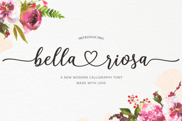 Bella Riosa Font for Timeless Branding and Handwritten Charm