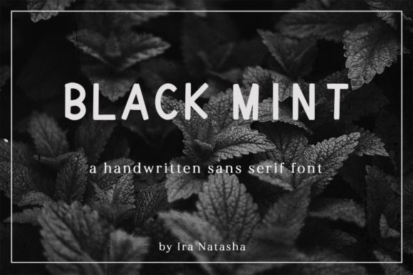 Black Mint: A Minimalist Font for Editorial Clarity