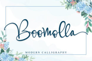Boomolla: A Modern Handwritten Font for Editorial Design