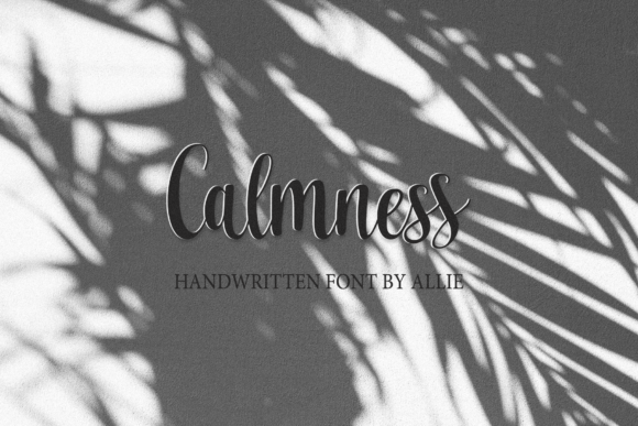 Calmness: A Timeless Script Font for Modern Marketing