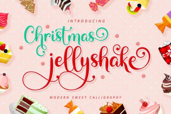 Christmas Jellyshake Font for Elegant Branding