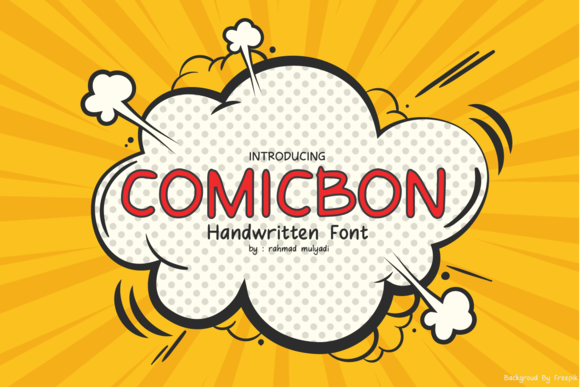 Comicbon: A Simple Handwritten Font for Real Small Business Branding