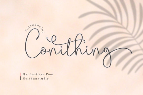 Conithing Font: A Strategic Script for Brand Engagement