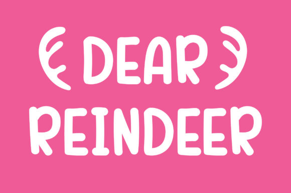 Dear Reindeer: A Friendly Handwritten Font for Consistent Branding