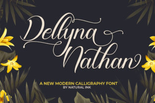 Dellyna Nathan: A Handwritten Font for Elegant Branding Projects