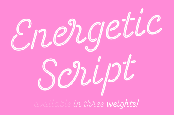 Energetic Script: A Delicate and Flowing Handwritten Font