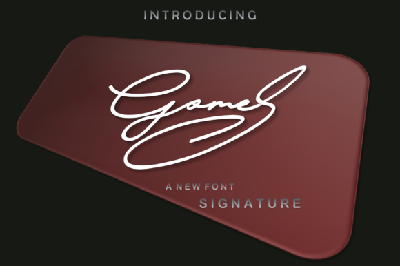 Gomes Font: A Friendly Handwritten Typeface for Digital Projects