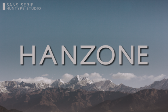 Hanzone: A Bold Sans Serif Font for Memorable Branding