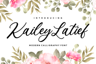 Kailey Latief: A Handwritten Font for Creative Product Makers
