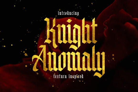 Knight Anomaly Font: Crafting Timeless Designs for Your Handmade Shop