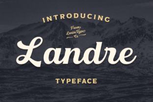 Landre: A Handwritten Font for Editorial Design