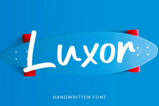 Luxor: A Modern Handwritten Font for Maker Projects