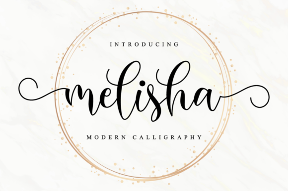 Melisha: A Modern Calligraphy Font for Editorial Storytelling