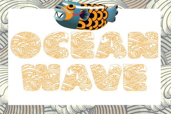 Ocean Wave Font: A Decorative Typeface for Campaign Impact