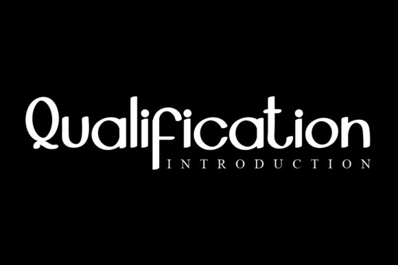 Qualification: A Minimal Sans Serif Font for Editorial Excellence