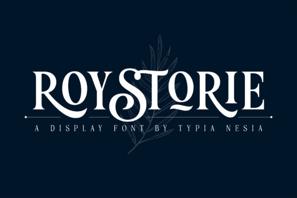 Roystorie: A Bold Serif Font for Brand Identity