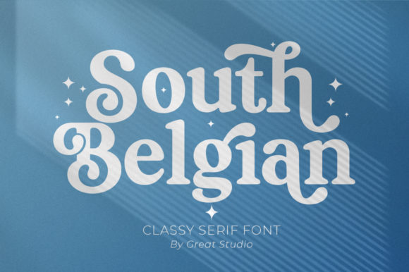 South Belgian Vintage Serif Font for Marketing Campaigns