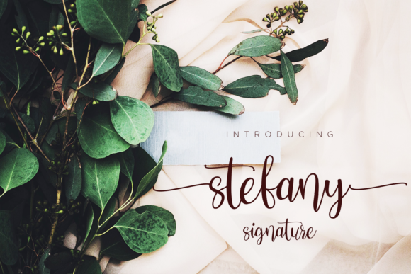 Stefany Signature Font for Clearer Campaign Messages