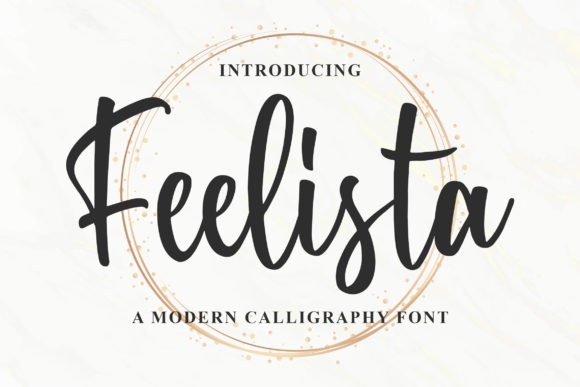 The Feelista Typeface: Elegant Script Typography for Digital Design