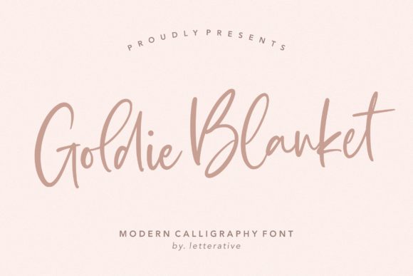 The Goldie Blanket Font: Elevating Your Handmade Designs