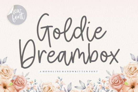 The Goldie Dreambox Font: A Creative Font for Handmade Style