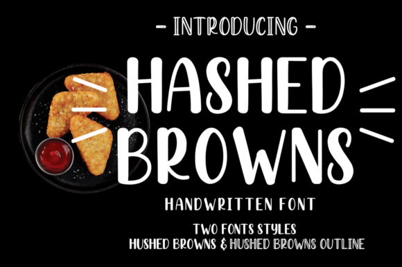 The Hashed Browns Handwritten Font for Creative Projects