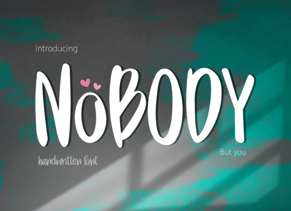 The Nobody Font: A Handwritten Treasure for Creative Projects