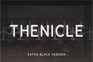 Thenicle Extra Black Font: A Campaign Designer’s Review