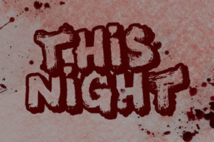 This Night Font: A Bold Blackletter Choice for Modern Editorial Design
