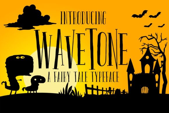 Wavetone: A Spooky Serif Font for Marketing and Branding