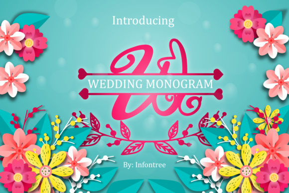 Wedding Monogram: A Handwritten Font for Elegant Branding