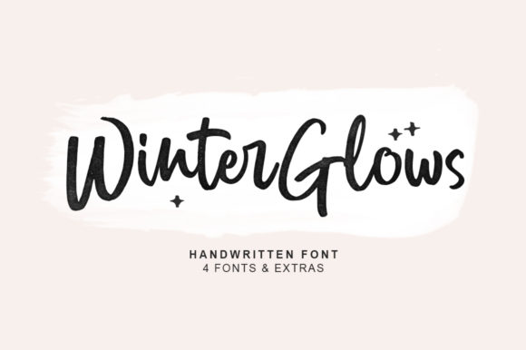 Winter Glows: An Elegant Handwritten Font for Creative Makers