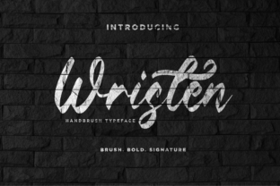 Wristen Font: The Perfect Handwritten Style for Crafters and Small Businesses